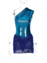 Blue Snob Skirt Set